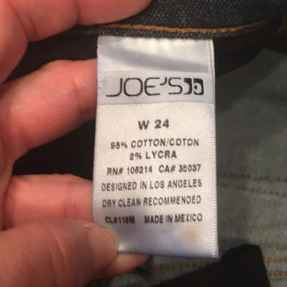 JOE’S Marisela Jean Shorts Size 24 Dark Wash Denim Stretch Summer Beach Casual
